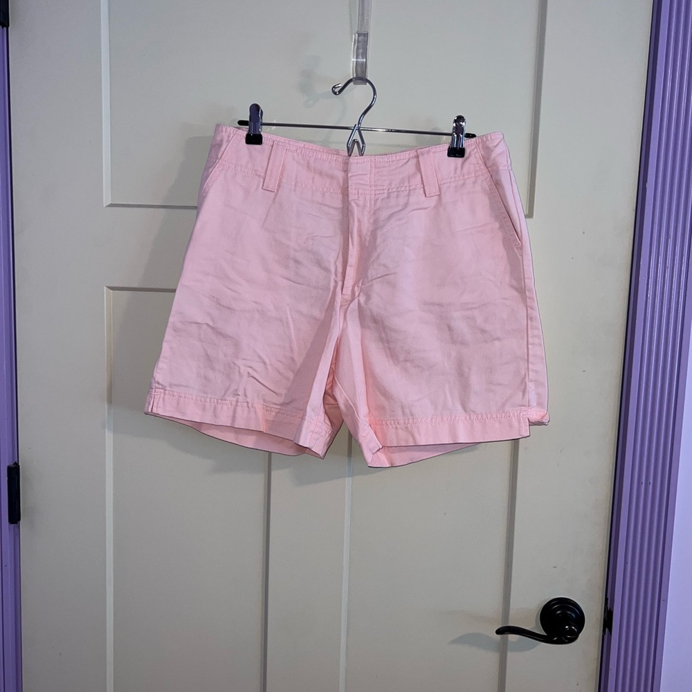 Dockers Pink Bermuda Shorts Lightweight Cotton Blend